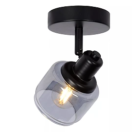 BJORN Ceiling spotlight 1xE14 black (Lucide)