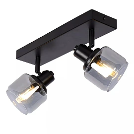 BJORN Ceiling spotlight 2xE14 black (Lucide)