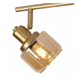 BJORN Ceiling spotlight 4xE14 matt gold / brass (Lucide)