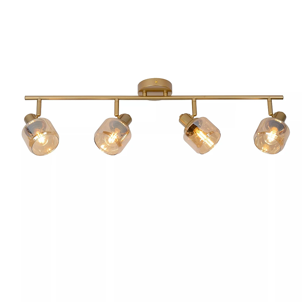BJORN Ceiling spotlight 4xE14 matt gold / brass (Lucide)