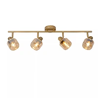 BJORN Ceiling spotlight 4xE14 matt gold / brass (Lucide)
