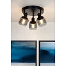 BJORN Ceiling spotlight Ø38 cm 3xE14 black (Lucide)
