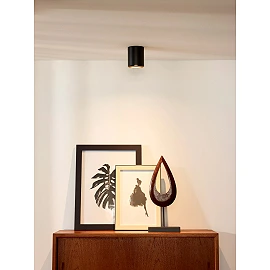BODI Ceiling spotlight Ø8 cm 1xGU10 black (Lucide)