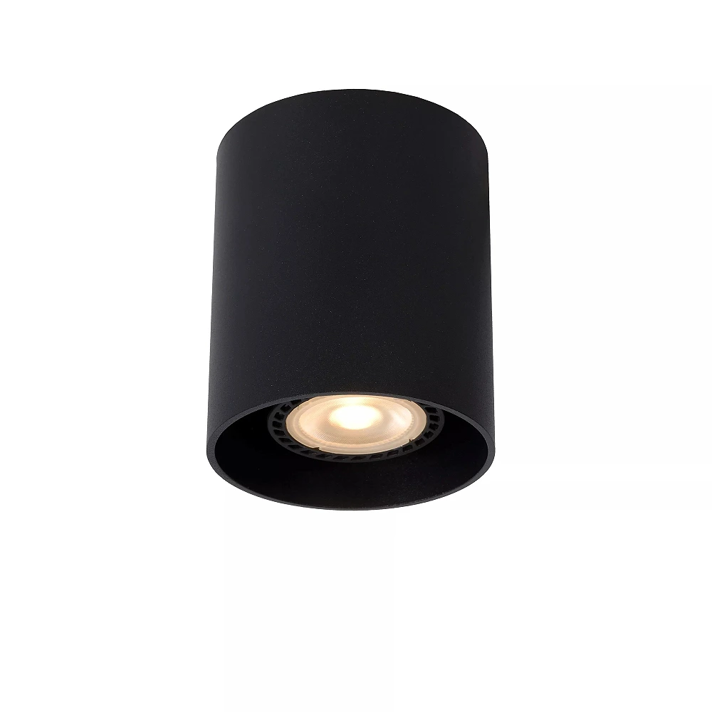 BODI Ceiling spotlight Ø8 cm 1xGU10 black (Lucide)