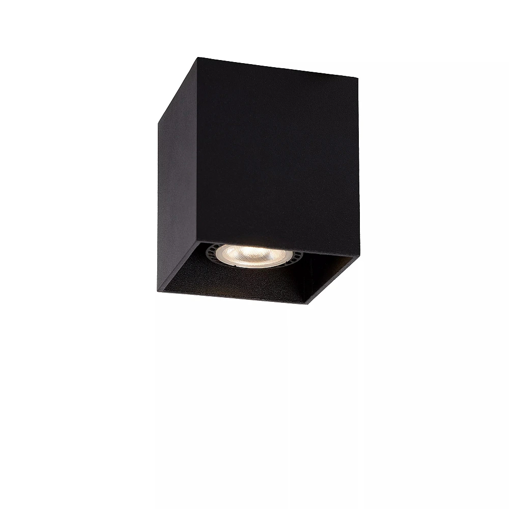 BODI Ceiling spotlight 8.2 cm 1xGU10 black (Lucide)