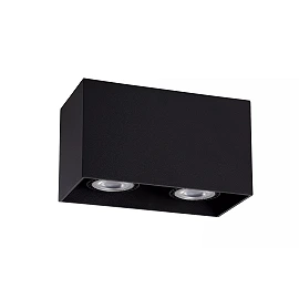 BODI Ceiling spotlight 16.5 cm 2xGU10 black (Lucide)