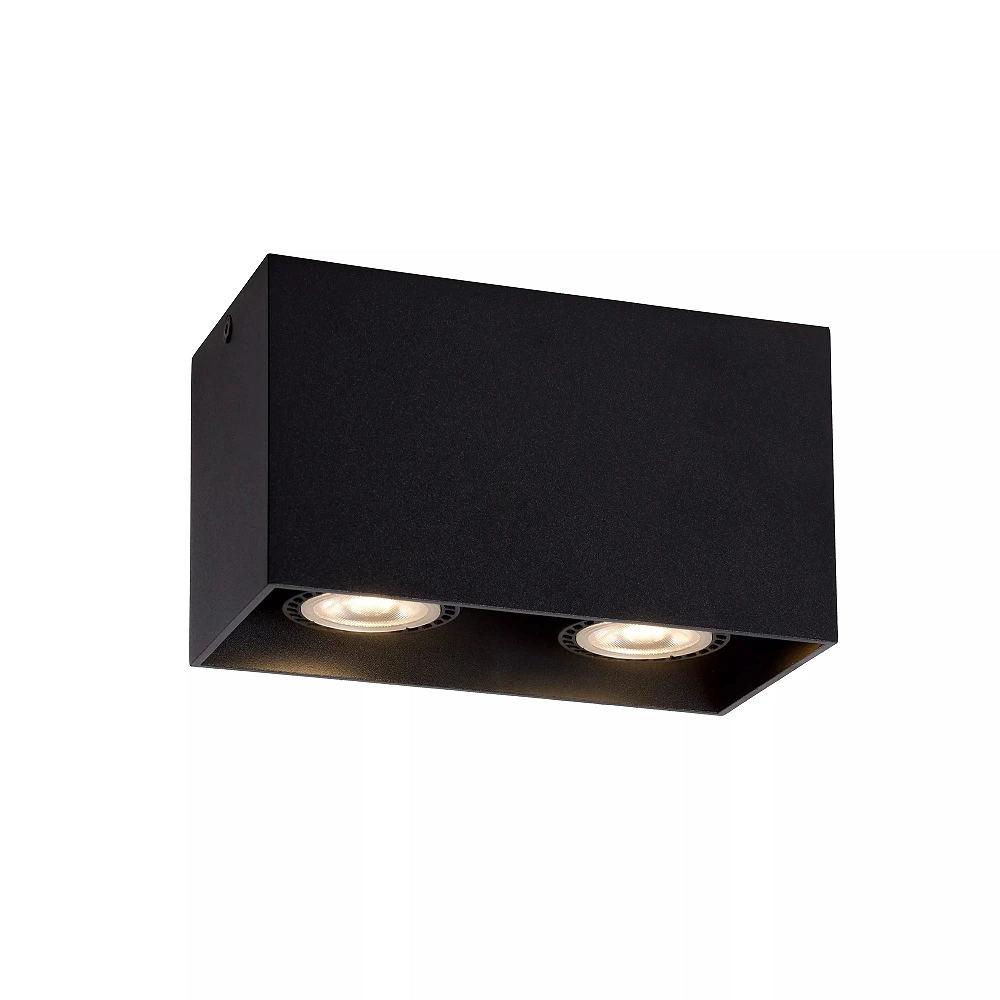 BODI Ceiling spotlight 16.5 cm 2xGU10 black (Lucide)