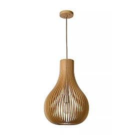 BODO Piekaramā lampa 1x60W E27 gaiša koka (Lucide)