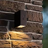 BOLTON solar outdoor wall light with PIR motion and day/night sensors, solar LED, 1 W, 100 lm, 3000 K, black (Lucide)