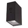 BOLTON solar outdoor wall light with PIR motion and day/night sensors, solar LED, 1 W, 100 lm, 3000 K, black (Lucide)