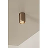 BRAGA Flush ceiling light 1x5W GU10 coffee (Lucide)