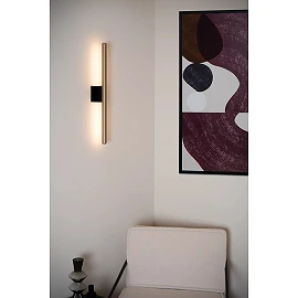 BRAGA sienas lampa LED 10W 2700K IP54 kafijas krāsā (Lucide)