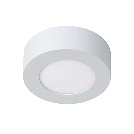 BRICE-LED bathroom ceiling light Ø 11.7 cm LED dimmable 8W 3000K IP44 white (Lucide)