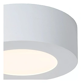 BRICE-LED bathroom ceiling light Ø 11.7 cm LED dimmable 8W 3000K IP44 white (Lucide)