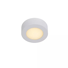 BRICE-LED bathroom ceiling light Ø 11.7 cm LED dimmable 8W 3000K IP44 white (Lucide)