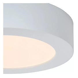 BRICE-LED bathroom ceiling light Ø 18 cm LED dimmable 12W 3000K IP44 white (Lucide)