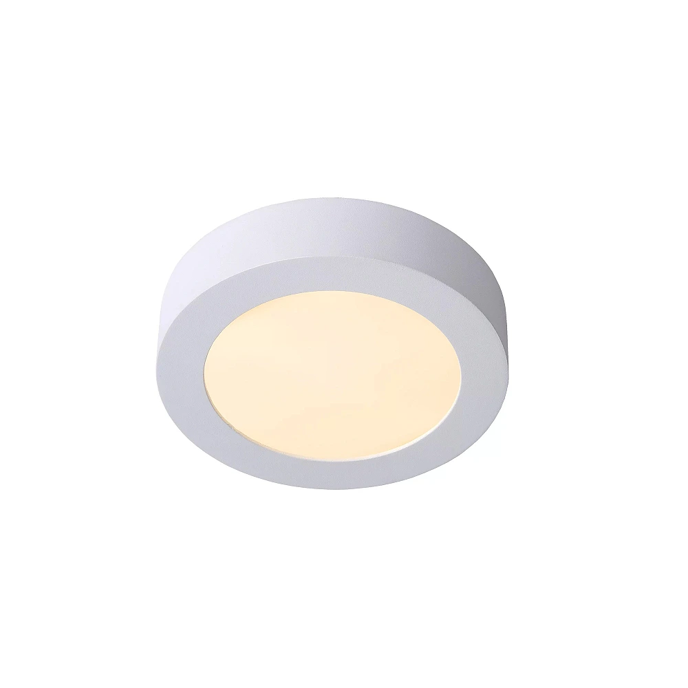 BRICE-LED bathroom ceiling light Ø 18 cm LED dimmable 12W 3000K IP44 white (Lucide)