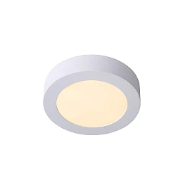 BRICE-LED bathroom ceiling light Ø 18 cm LED dimmable 12W 3000K IP44 white (Lucide)