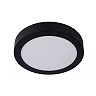 BRICE-LED bathroom ceiling light Ø 24 cm LED dimmable 15W 3000K IP44 black (Lucide)