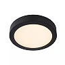 BRICE-LED bathroom ceiling light Ø 24 cm LED dimmable 15W 3000K IP44 black (Lucide)