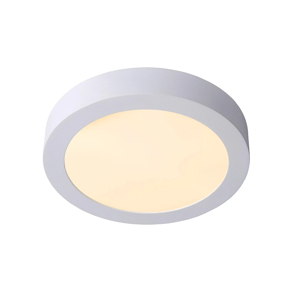 BRICE-LED bathroom ceiling light Ø 24 cm LED dimmable 15W 3000K IP44 white (Lucide)