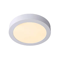 BRICE-LED bathroom ceiling light Ø 24 cm LED dimmable 15W 3000K IP44 white (Lucide)