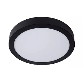 BRICE-LED bathroom ceiling light Ø 30 cm LED dimmable 30W 3000K IP44 black (Lucide)