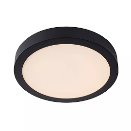 BRICE-LED bathroom ceiling light Ø 30 cm LED dimmable 30W 3000K IP44 black (Lucide)