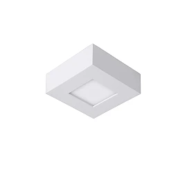 BRICE-LED bathroom ceiling light 10x10 cm LED dimmable 8W 3000K IP44 white (Lucide)