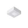 BRICE-LED bathroom ceiling light 10x10 cm LED dimmable 8W 3000K IP44 white (Lucide)