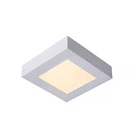 BRICE-LED bathroom ceiling light 16x16 cm LED dimmable 15W 3000K IP44 white (Lucide)