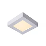 BRICE-LED bathroom ceiling light 16x16 cm LED dimmable 15W 3000K IP44 white (Lucide)