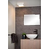 BRICE-LED bathroom ceiling light 22x22 cm LED dimmable 22W 3000K IP44 white (Lucide)