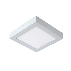 BRICE-LED bathroom ceiling light 22x22 cm LED dimmable 22W 3000K IP44 white (Lucide)