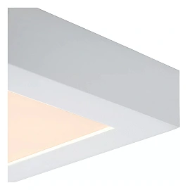BRICE-LED bathroom ceiling light 22x22 cm LED dimmable 22W 3000K IP44 white (Lucide)