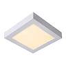 BRICE-LED bathroom ceiling light 22x22 cm LED dimmable 22W 3000K IP44 white (Lucide)