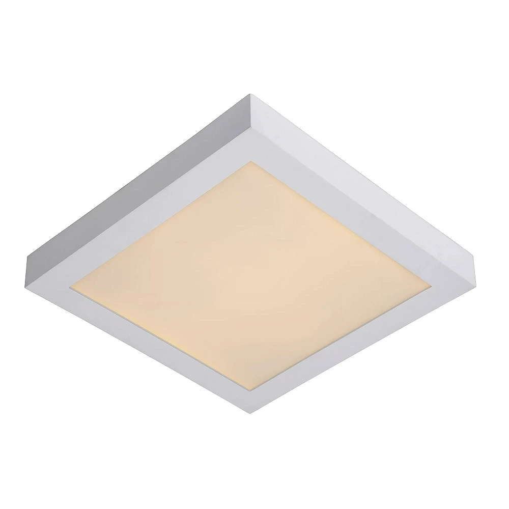 BRICE-LED bathroom ceiling light 30x30 cm LED dimmable 30W 3000K IP44 white (Lucide)