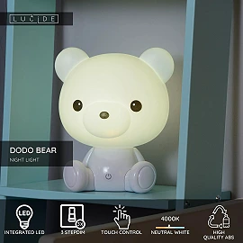 DODO Bear LED children night light 3 W 4000 K (Lucide)