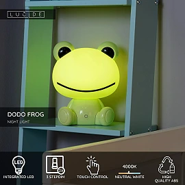 DODO Frog LED children night light 3 W 4000 K (Lucide)