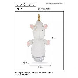 DOLLY LED children night light with music white (Lucide)