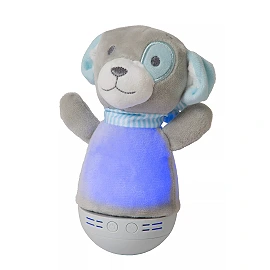 DOLLY LED children night light with music grey (Lucide)