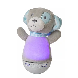 DOLLY LED children night light with music grey (Lucide)