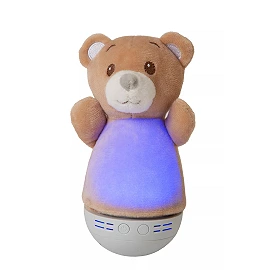 DOLLY LED children night light with music brown (Lucide)
