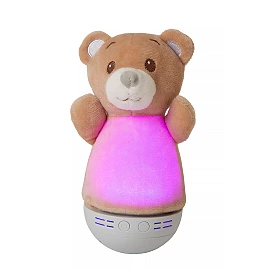 DOLLY LED children night light with music brown (Lucide)