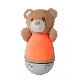 DOLLY LED children night light with music brown (Lucide)