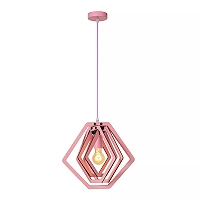 MAURO E27 children pendant lamp pink (Lucide)