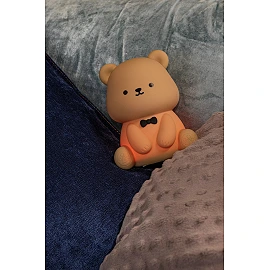PINCHA BEAR rechargeable LED children night light brown (Lucide)