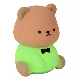 PINCHA BEAR rechargeable LED children night light brown (Lucide)