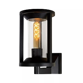CADIX Wall light Indoor/Outdoor 1x15W E27 IP65 Black (Lucide)