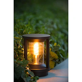 CADIX Bollard light Outdoor 1x15W E27 IP65 Black (Lucide)